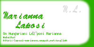 marianna laposi business card